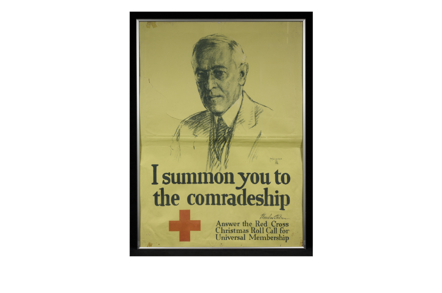 President Wilson Red Cross appeal poster